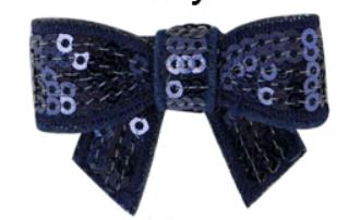 Betty Bow - Navy