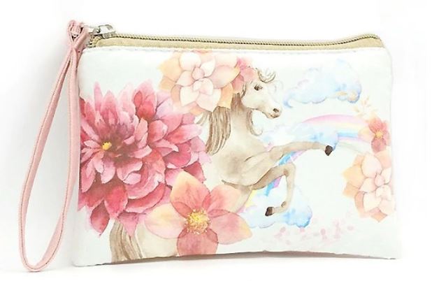 Daisy Pencil Case - Unicorn Print